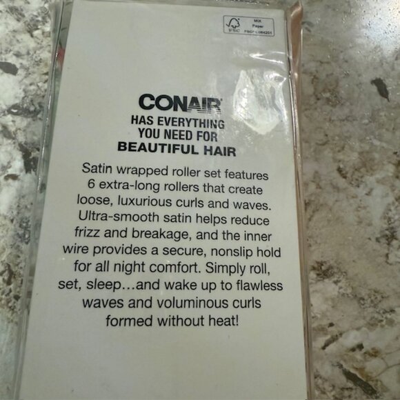 Tayshia by Conair Satin Rollers, Extra Long, Multicolor, 6 Count - Picture 3 of 4